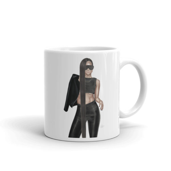 Mug Black Leather Swag