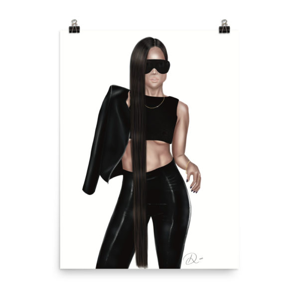 Poster Black Leather Swag